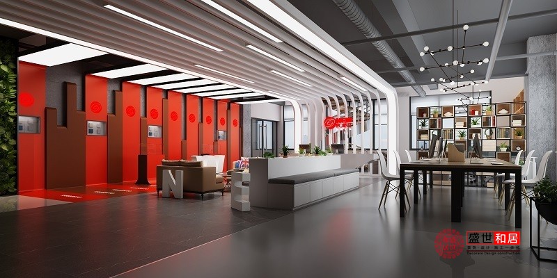 合肥廣告公司辦公室設計裝修案例